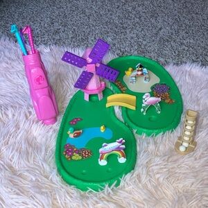 Barbie Pink and Green Mini Golf Playset